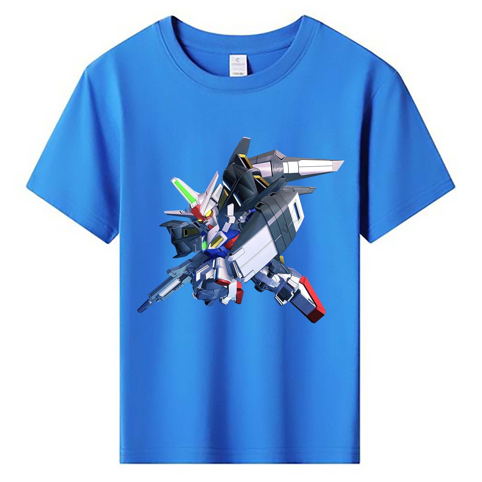（画像用） 機動戦士ガンダム Mobile Suit Gundam 綿100％キッズTシャツ（フロントプリント）